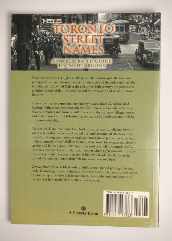 Toronto Street Name: An Illustrated Guide to Their Origins