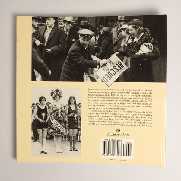 Toronto Between the Wars: Life in the City 1919-1939