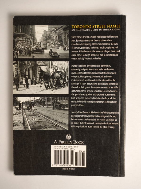 Toronto Street Name: An Illustrated Guide to Their Origins